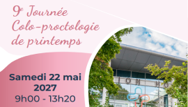 Affiche 9e Journée Colo-Proctologie de printemps